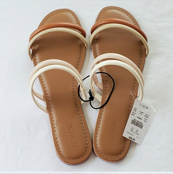 J. Crew Factory Shoes - J. Crew Factory Strappy Slide Sandal sz 10